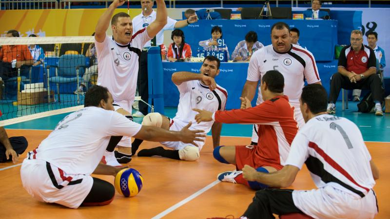 Team Egypt Sitting Volleyball Men Team Egypt Sitting Volleyball Men