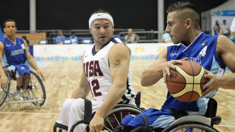 Wheelchair Basketball match - Colombia vs USA Wheelchair Basketball match - Colombia vs USA