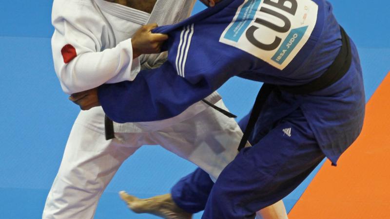Antonio Tenorio Two judokas in competition