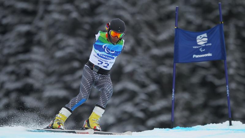 Mher Avanesyan of Armenia Mher Avanesyan of Armenia competes in the Men's Standing Giant Slalom during Day 6 of the 2010 Vancouver Winter Paralympics
