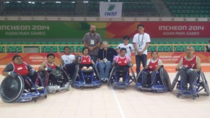 wheelchair rugby - Indonesia Team Indonesia at the 2014 Asian Para Games