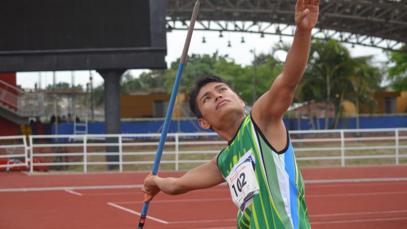 Luis Herazo - Colombia - Agitos Foundation Boy with a javelin