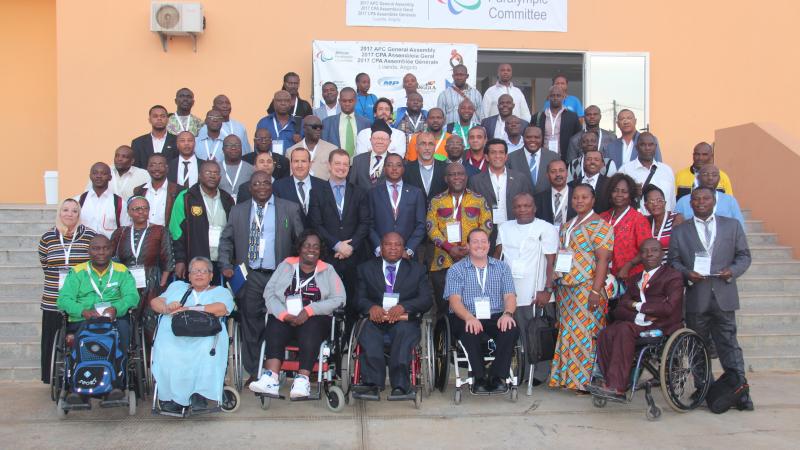 African Paralympic Committee - 2017 General Assembly Group of people pose for a photo