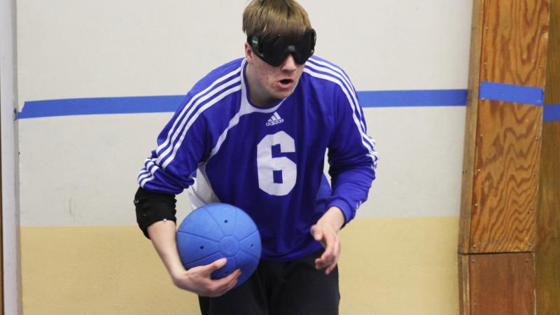 Markus Tihumaki - Finland - goalball Markus Tihumaki - Finland - goalball