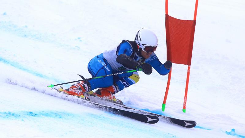 Mitchell Gourley a male Para skier