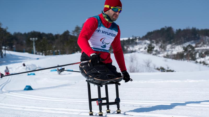 Temuri Dadiani - Georgia Georgian cross country skier Termuri Dadiani competes in PyeongChang 2018