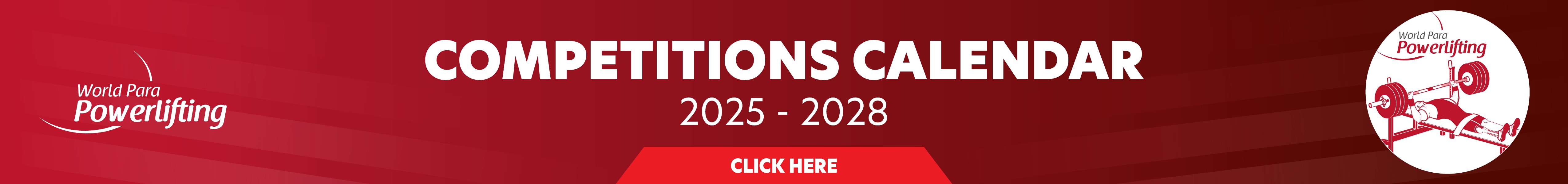 A banner of the WPPO 2025-2028 Competition Calendar