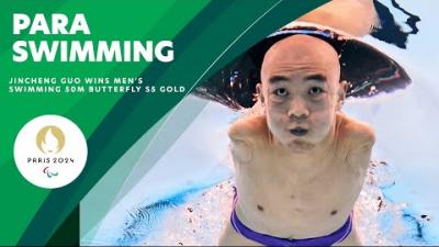 Guo Wins Gold For China In Para Swimming Men's 50m Butterfly S6 🇨🇳