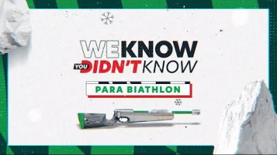 Thumbnail of a video titled "We Know You Didn't Know: Para Biathlon".
