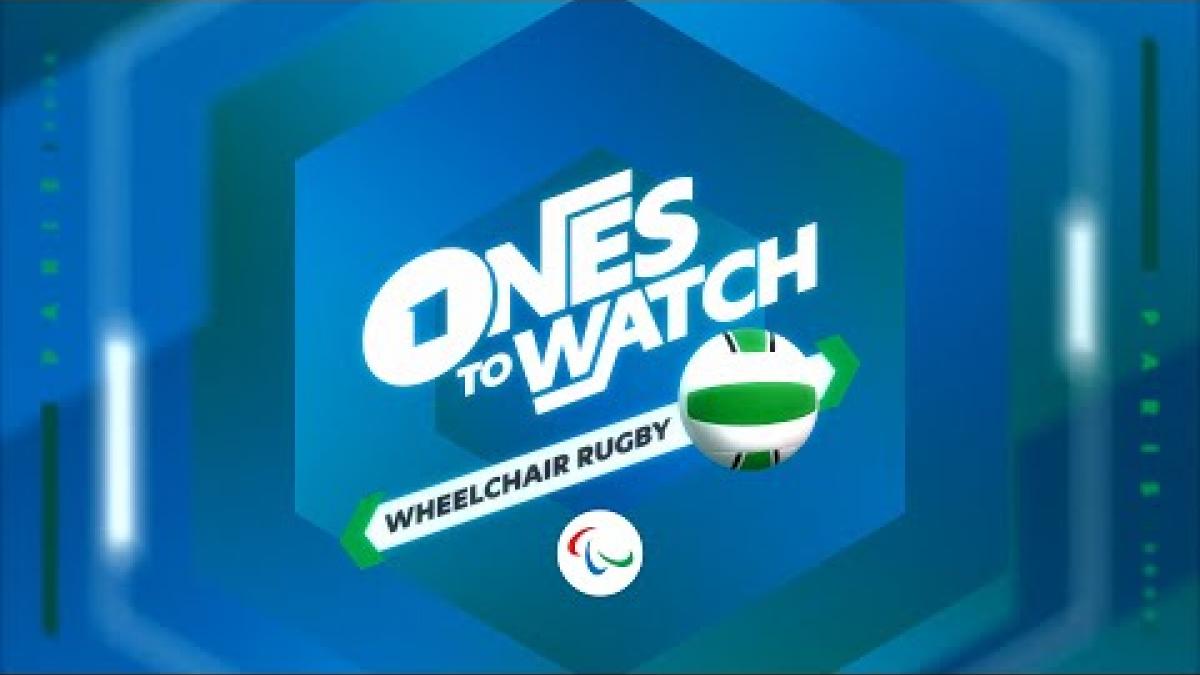 Video Thumbnail with text "Ones to Watch Wheelchair Rugby".